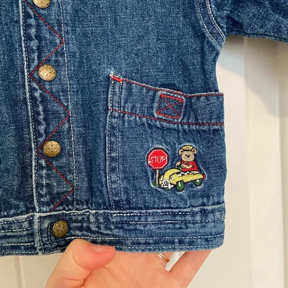 EUC | Vintage‎ Oshkosh B’gosh infant denim jacket — 3-6 months